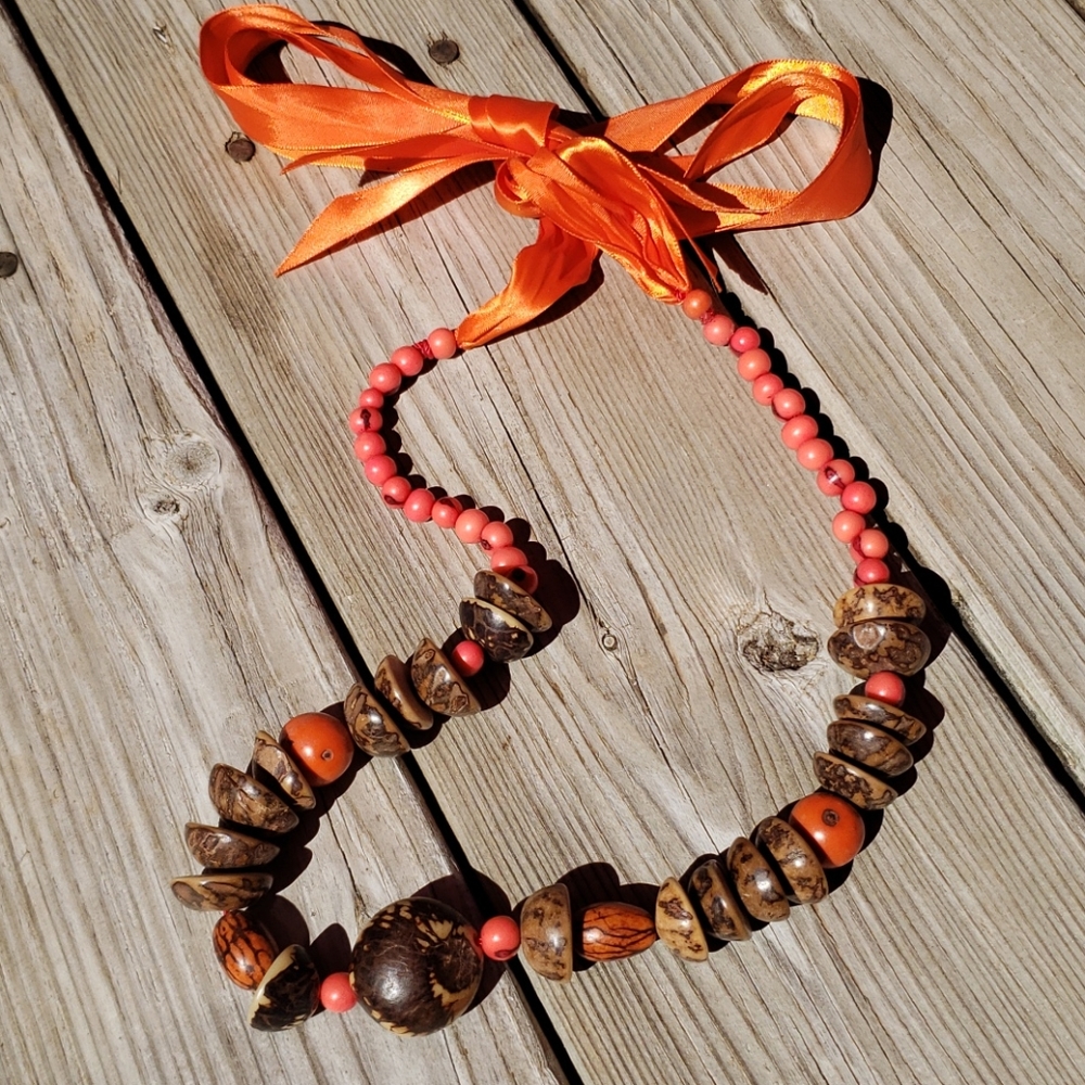 Brazilian Natural Seed Necklease